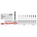 Edenta Steel Fissure Burs - Tapered - 5 or 6 Pack - Options Available